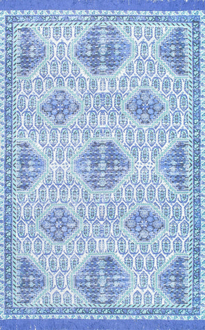 nuLOOM Rugs - Flatweave Tassel Cotton Tanisha - Purple