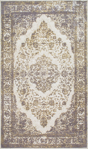 Alfombras nuLOOM - Vintage Renay Floral - Plata