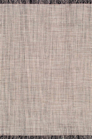 nuLOOM Rugs - Flatweave Tassel Cotton Solid Elke - Beige