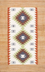 nuLOOM Rugs - Flatweave Kenda Tribal Jute - Multi