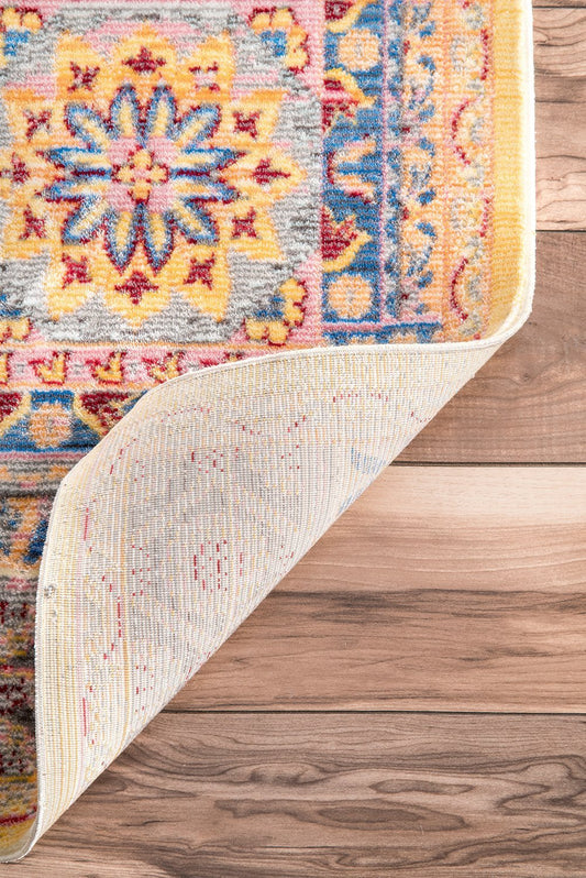 Nuloom Rugs - Persian Mamluk Laila - Yellow