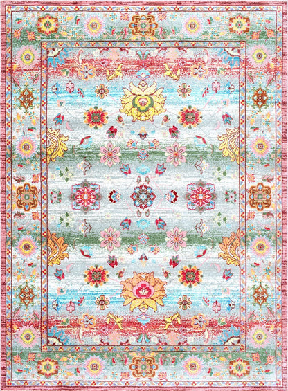 Nuloom Rugs - Floral Oriental Mabelle - Pink