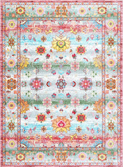 nuLOOM Rugs - Floral Oriental Mabelle - Pink