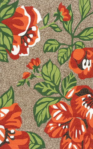 nuLOOM Rugs - Hand Hooked Janay - Terracotta
