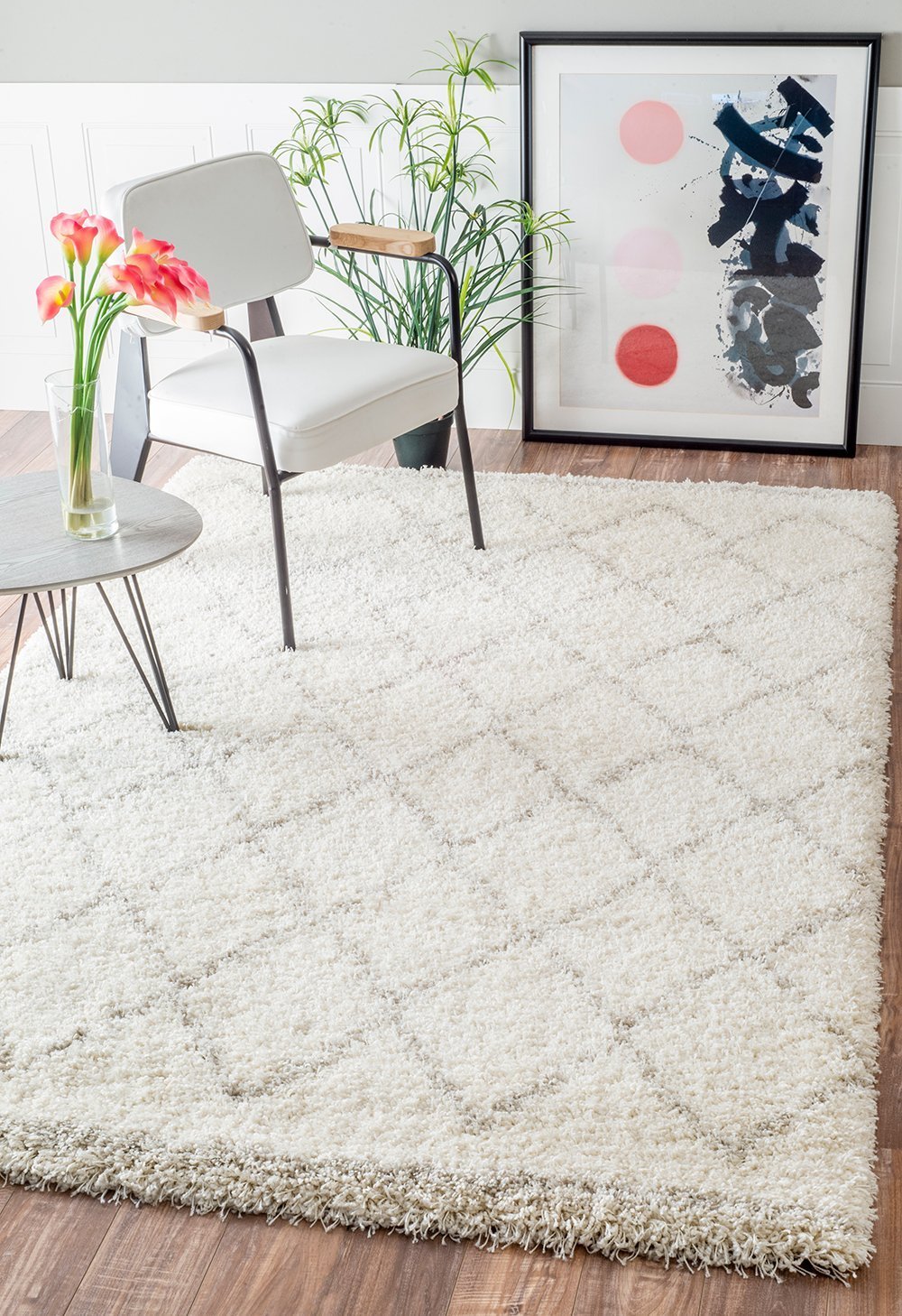 Nuloom Rugs - Vennie Shaggy - Natural