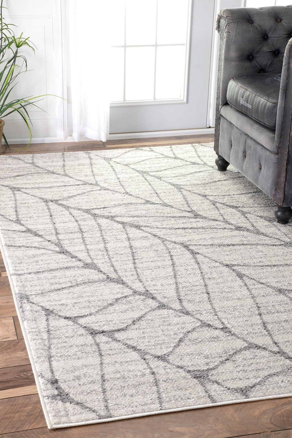 Nuloom Rugs - Power Loomed Boyce - Light Grey