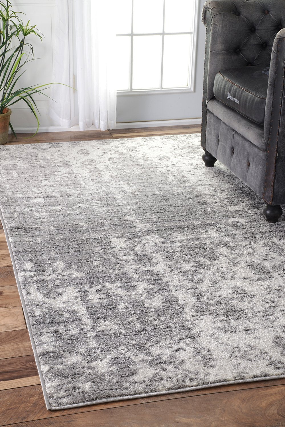 Nuloom Rugs - Power Loomed Deedra - Grey