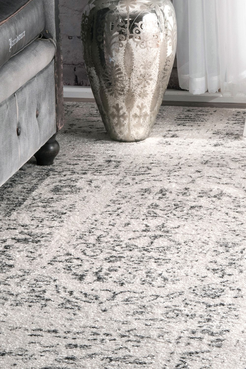 Nuloom Rugs - Vintage Arlena - Grey