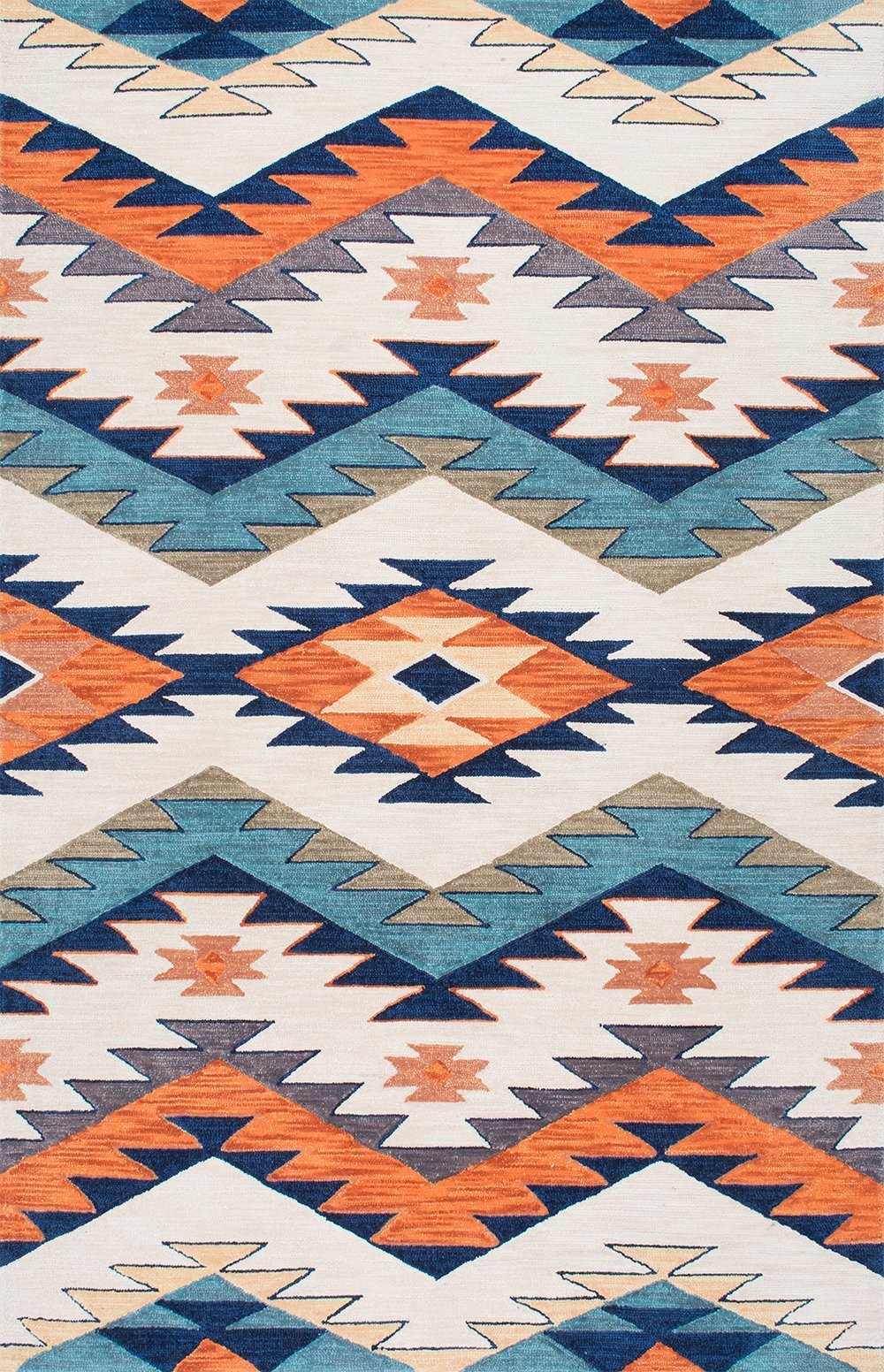 Nuloom Rugs - Hand Hooked Tribal Rhona - Multi