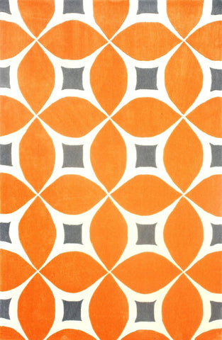 nuLOOM Rugs - Hand Tufted Gabriela Area Rug - Deep Orange