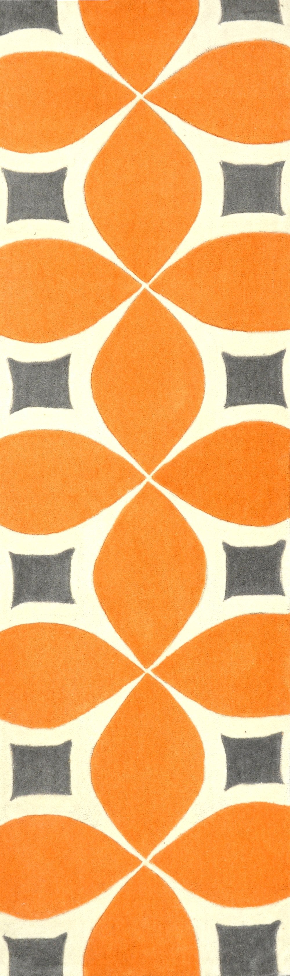 Nuloom Rugs - Hand Tufted Gabriela Area Rug - Deep Orange