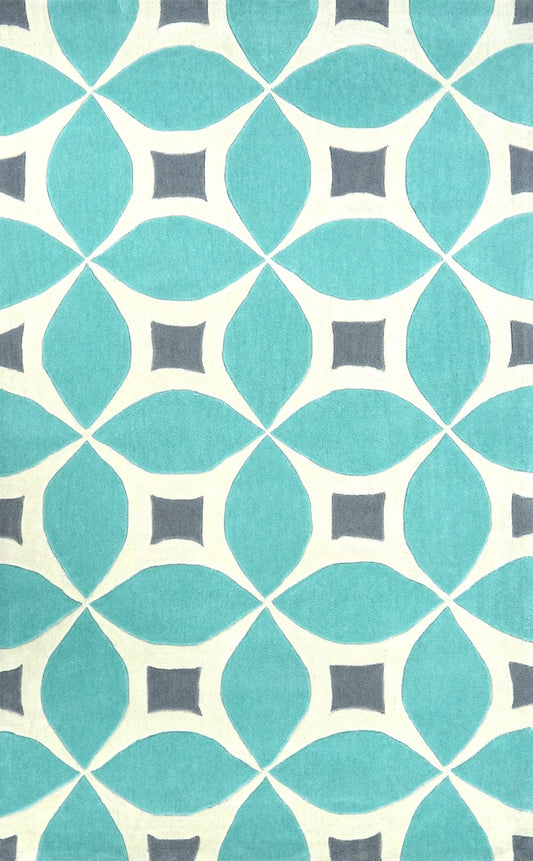 Nuloom Rugs - Hand Tufted Gabriela Area Rug - Baby Blue