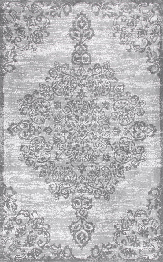 Nuloom Rugs - Floral Alcala - Grey