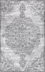 nuLOOM Rugs - Floral Alcala - Grey