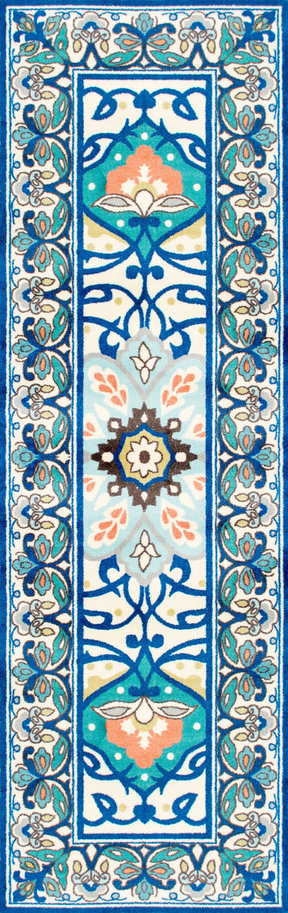 Nuloom Rugs - Floral Leda - Blue