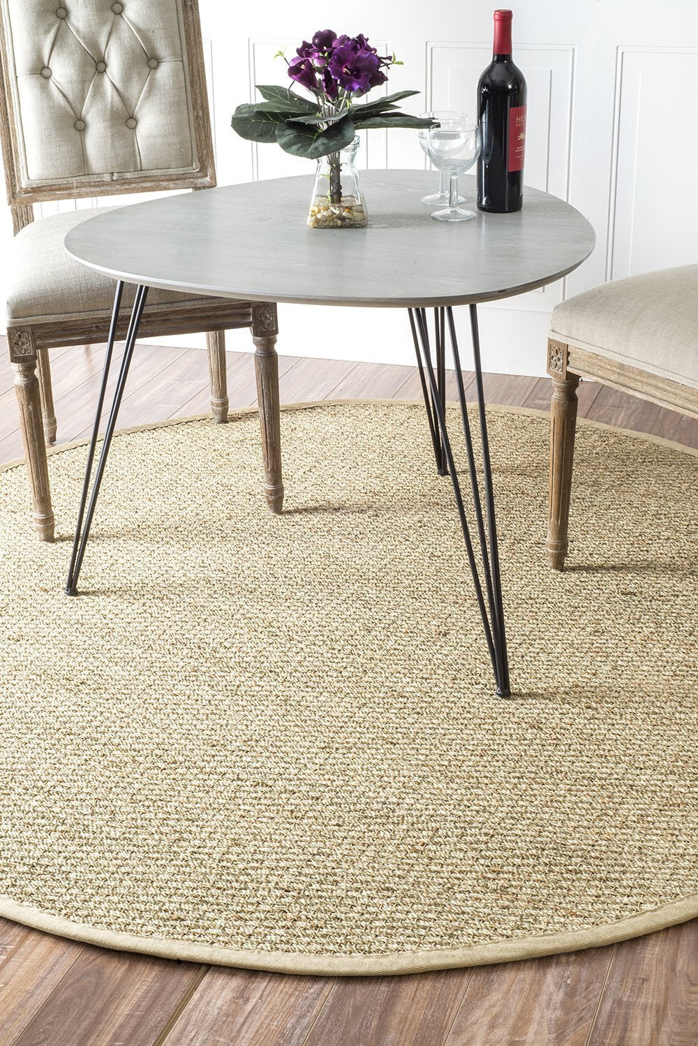 Nuloom Rugs - Elijah Seagrass With Border - Beige