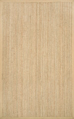nuLOOM Rugs - Elijah Seagrass With Border - Beige
