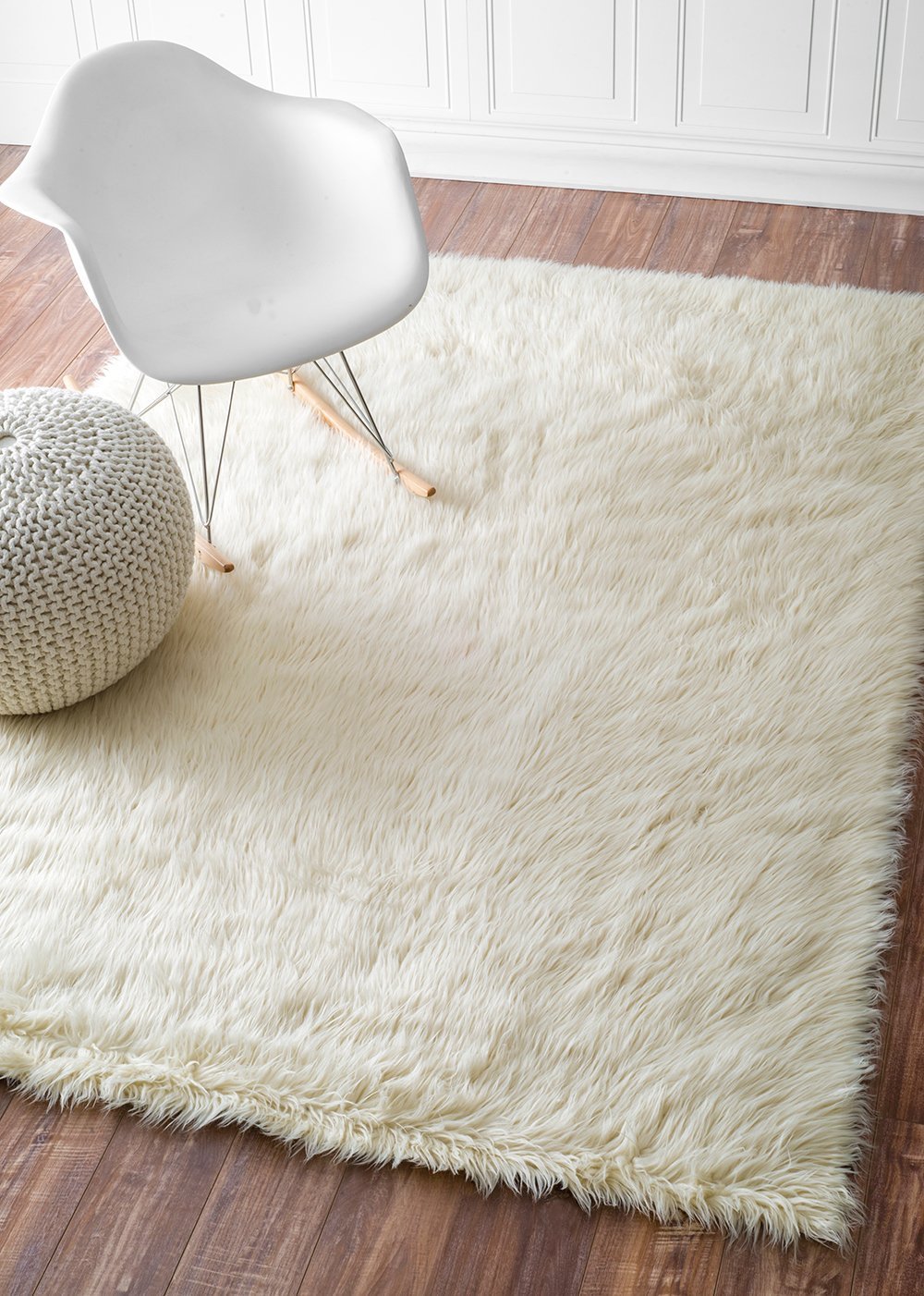 Nuloom Rugs - Cloud Shag - White