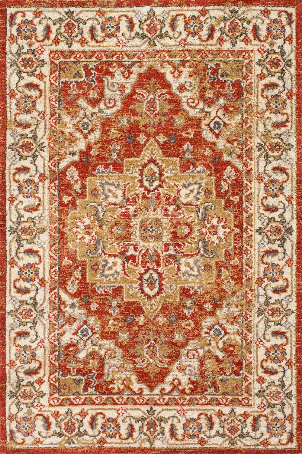 Alfombras nuLOOM - Medallón Persa Salina - Rojo
