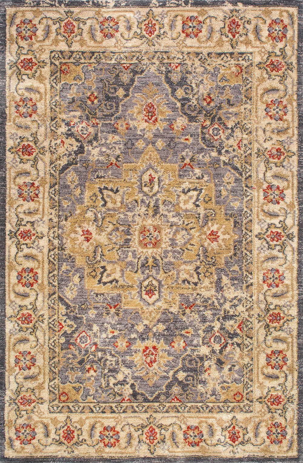 nuLOOM Rugs - Persian Medallion Salina - Grey