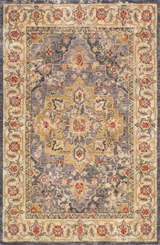 Nuloom Rugs - Persian Medallion Salina - Grey