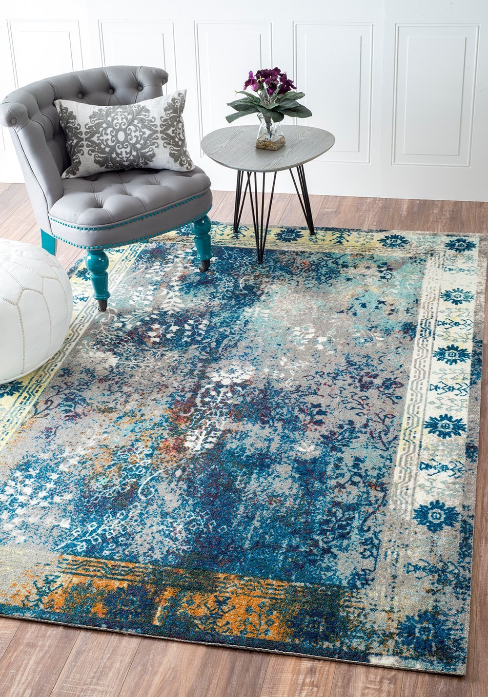 Nuloom Rugs - Vintage Dotty - Blue