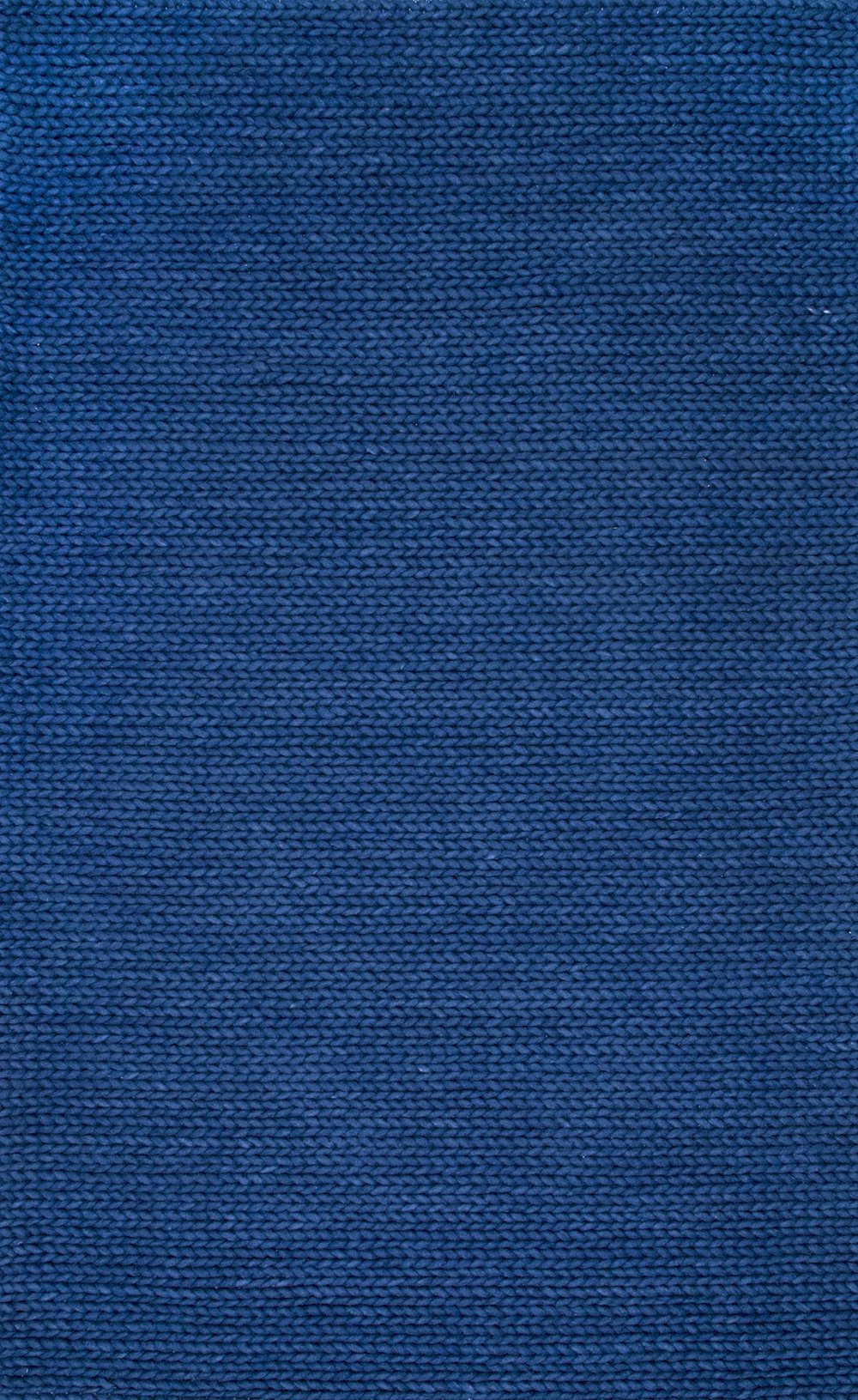 Nuloom Rugs - Hand Woven Chunky Woolen Cable Rug - Navy