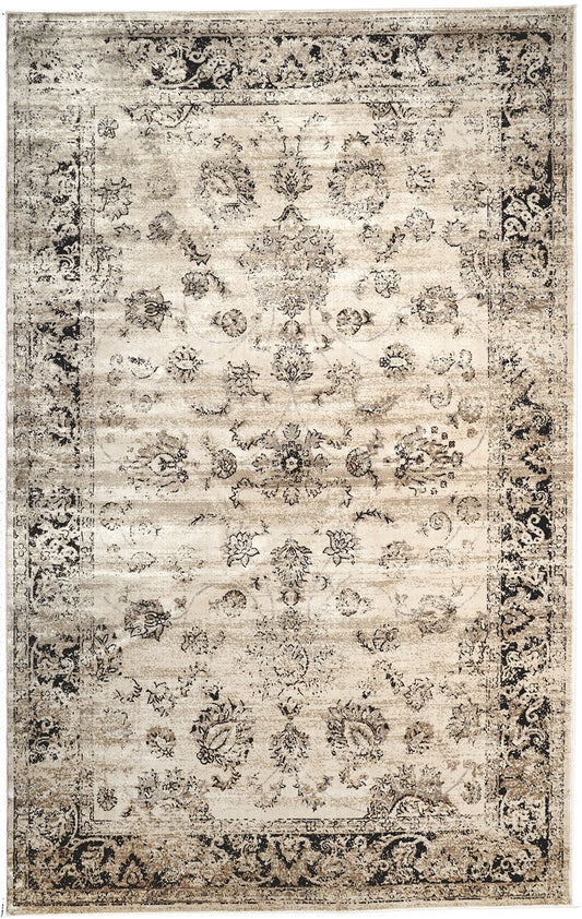 Nuloom Rugs - Vintage Viscose Shellie Area Rug - Ivory