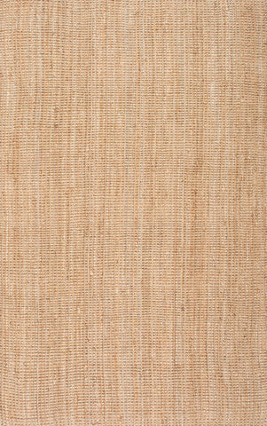 nuLOOM Rugs - Ashli Solid Jute - Natural