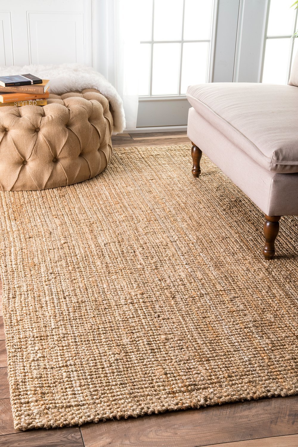 Nuloom Rugs - Ashli Solid Jute - Natural