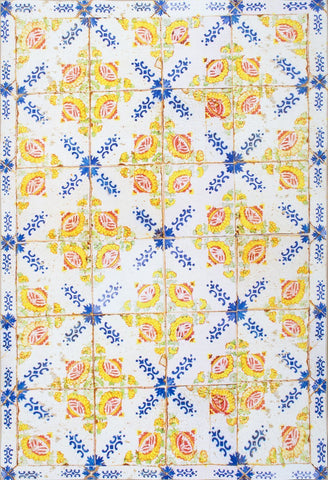 Alfombras nuLOOM - Azulejos Waggoner - Amarillo