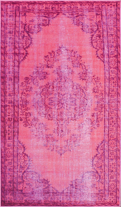 Nuloom Rugs - Machine Made Vintage Inspired Overdyed Rug - Pink