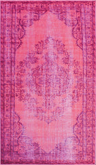 nuLOOM Rugs - Machine Made Vintage Inspired Overdyed Rug - Pink