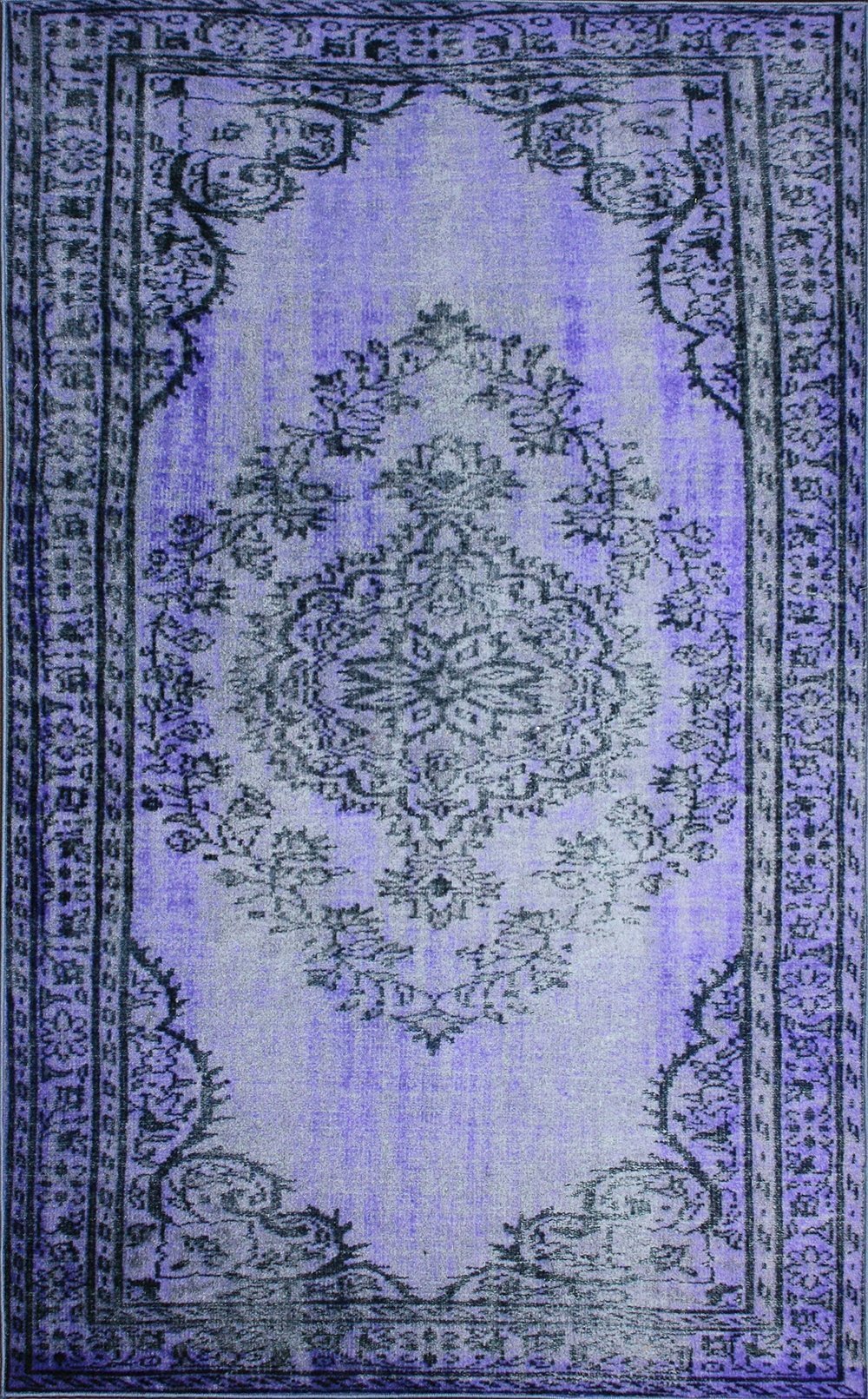 Nuloom Rugs - Machine Made Vintage Inspired Overdyed Rug - Purple