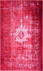 nuLOOM Rugs - Machine Made Chroma Overdyed Style Rug - Pink
