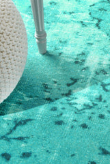 nuLOOM Rugs - Machine Made Chroma Overdyed Style Rug - Turquoise