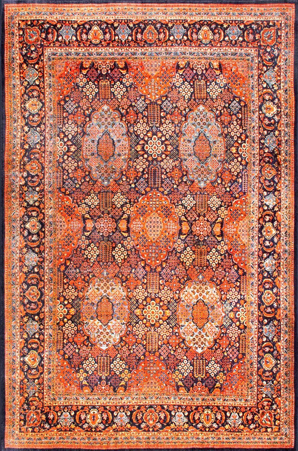 Nuloom Rugs - Persian Sultanabad Tiara - Orange