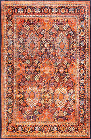Alfombras nuLOOM - Tiara persa Sultanabad - Naranja