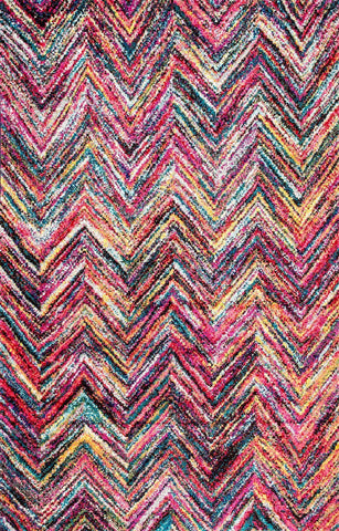 nuLOOM Rugs - Zenia Chervon - Multi