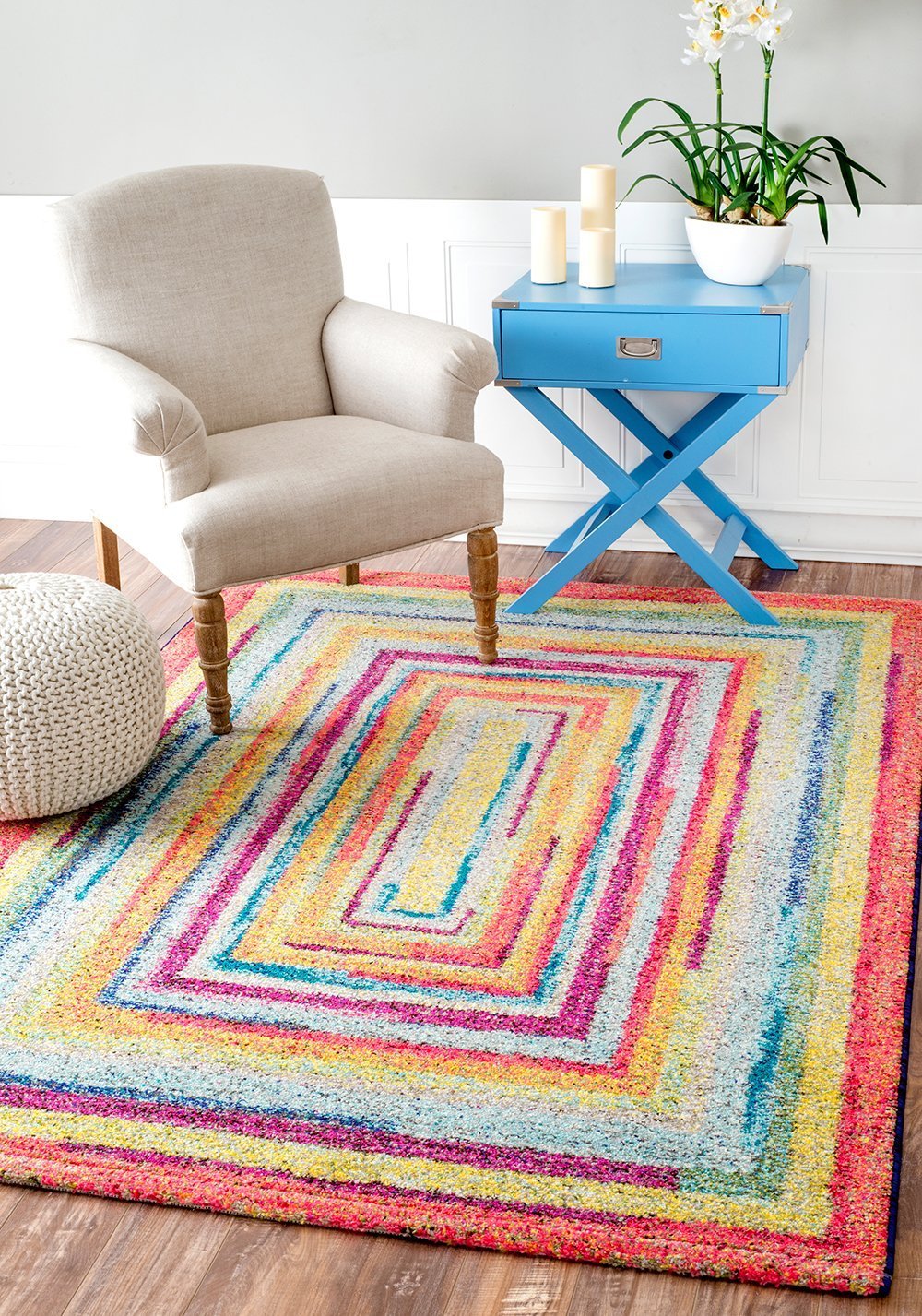 Nuloom Rugs - Hargis Labyrinth - Multi