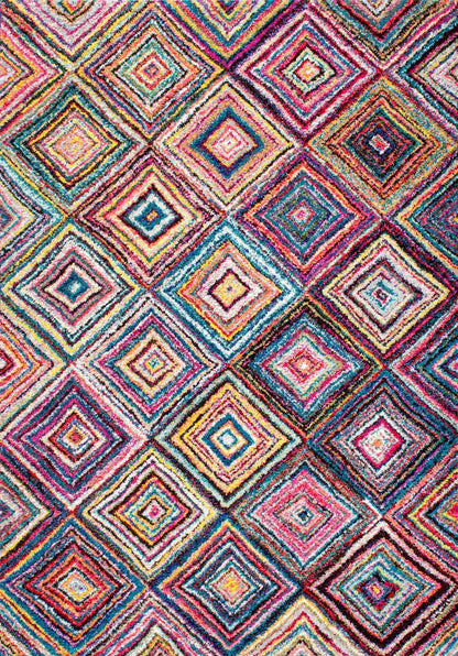 nuLOOM Rugs - Jenise Squares - Multi