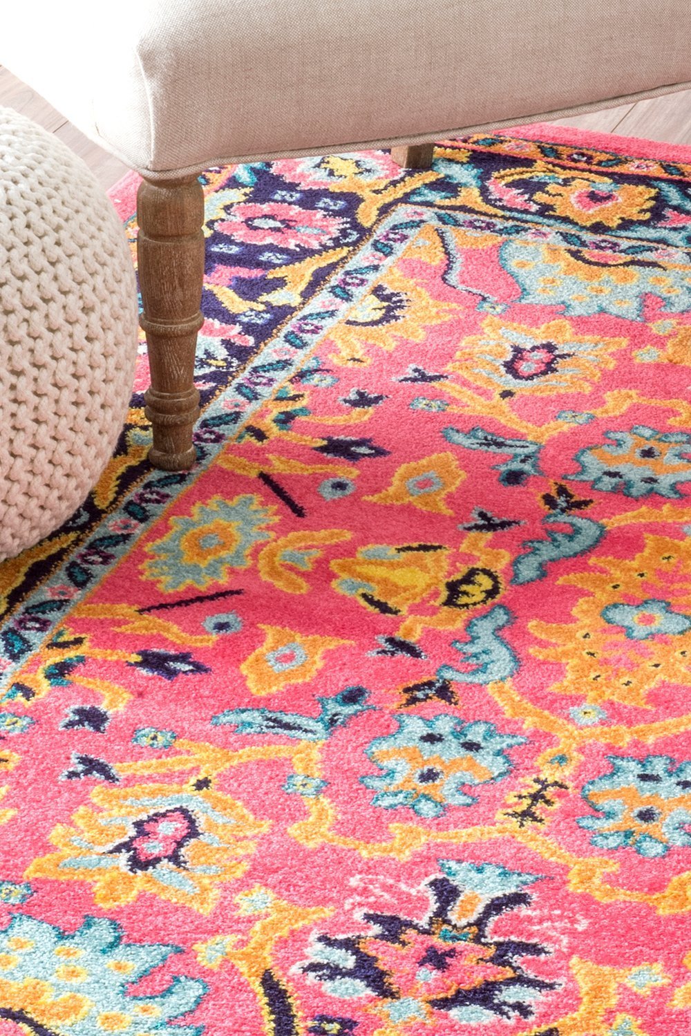 Nuloom Rugs - Floral Connor - Pink