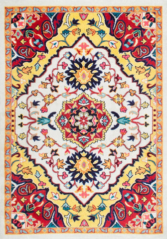 nuLOOM Rugs - Floral Medallion Donita - Multi