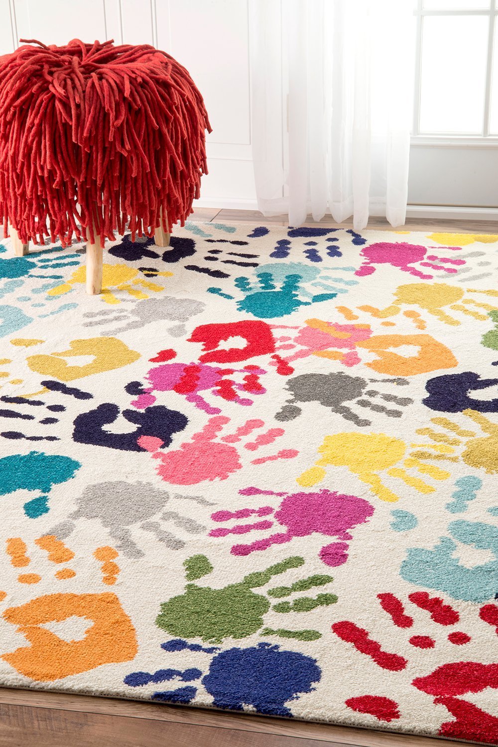 Nuloom Rugs - Pinkie Handprint - Multi