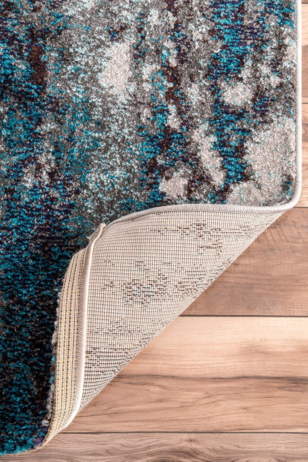 Nuloom Rugs - Abstract Haydee  - Blue