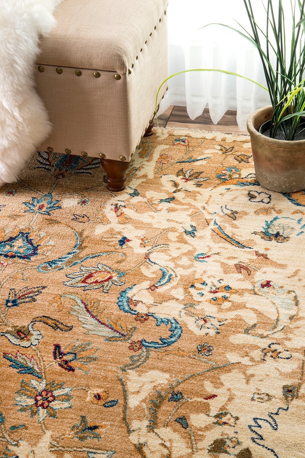 Nuloom Rugs - Sebrina Blossom - Beige