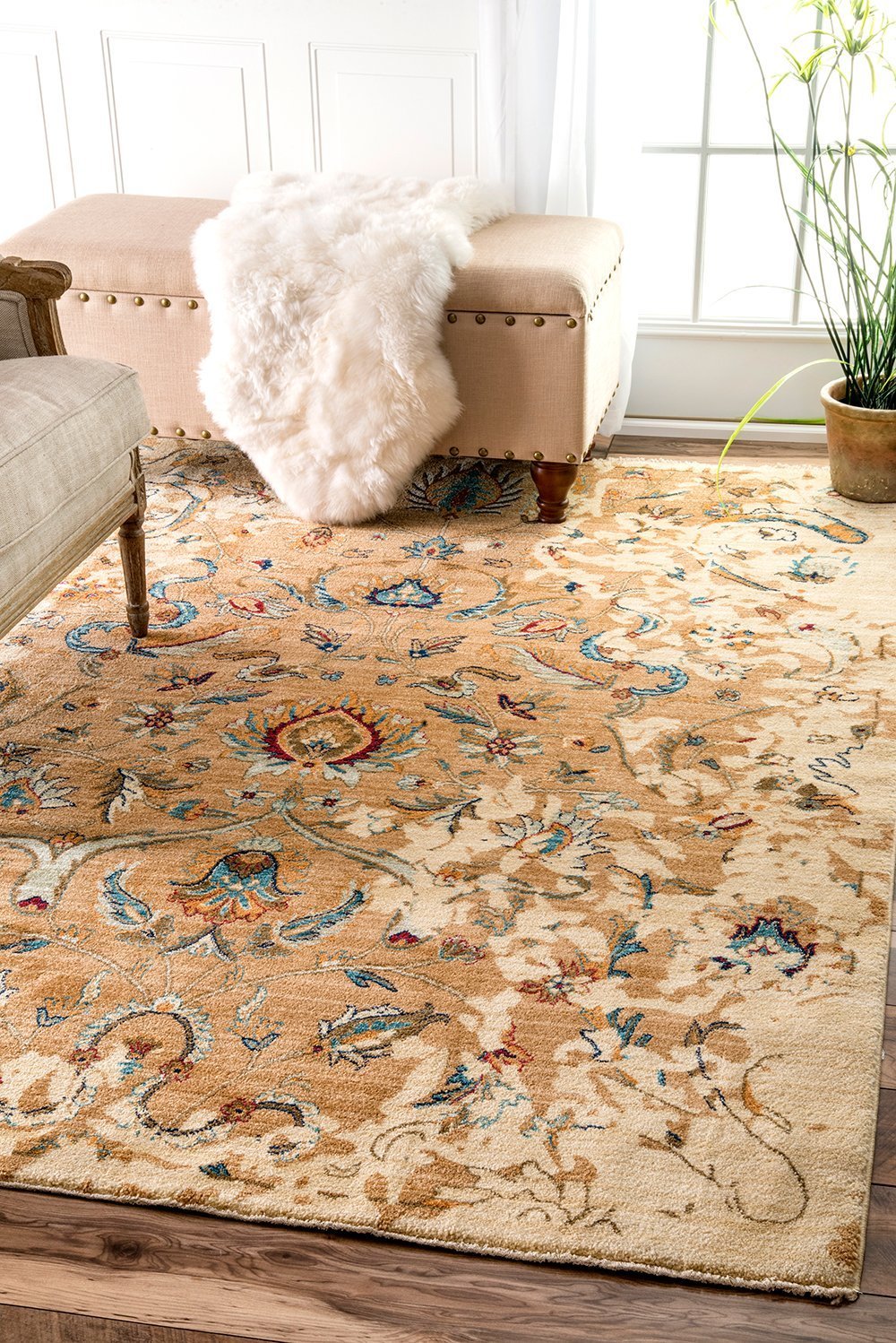 Nuloom Rugs - Sebrina Blossom - Beige