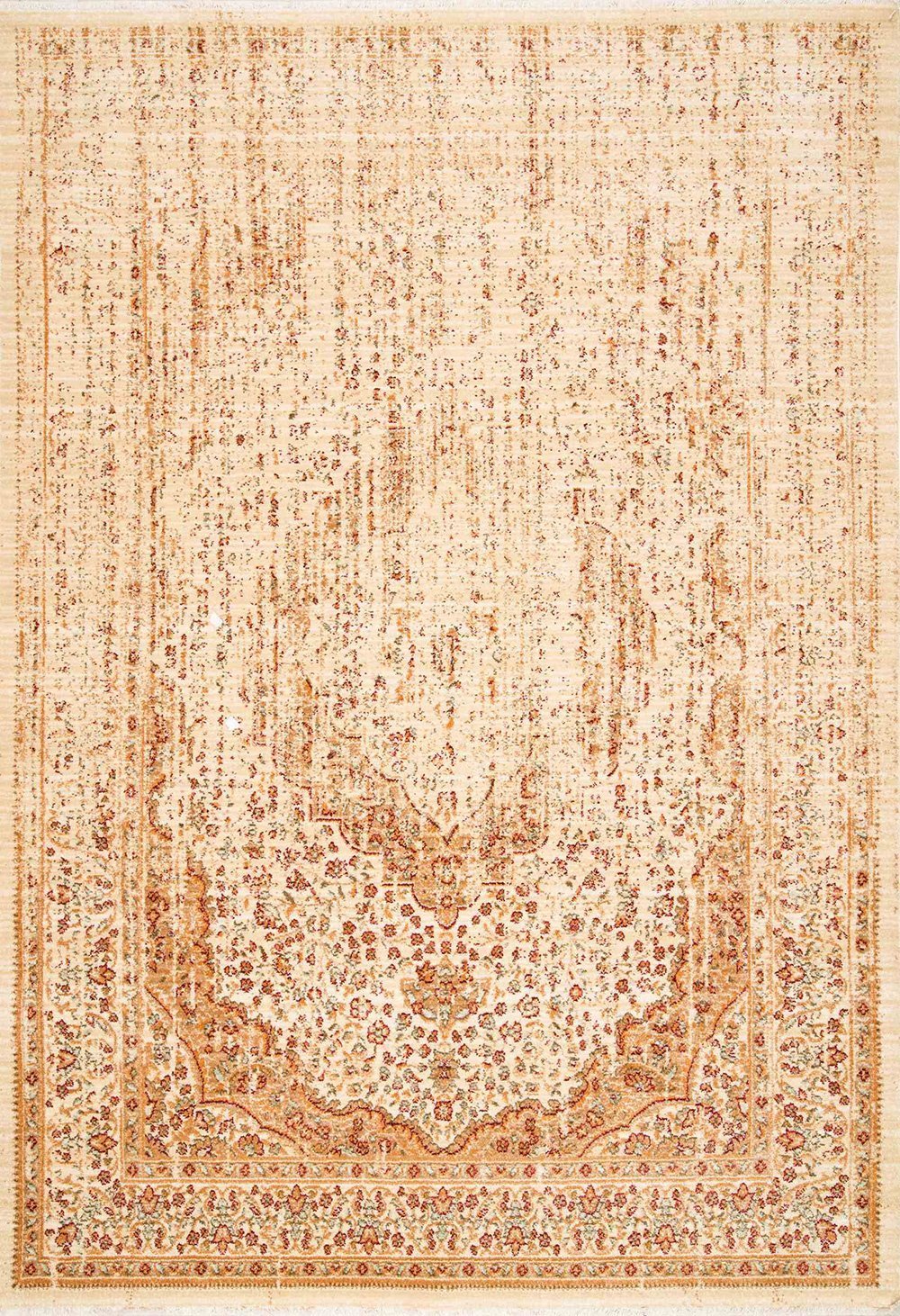 Nuloom Rugs - Persian Distressed Roxana  - Red