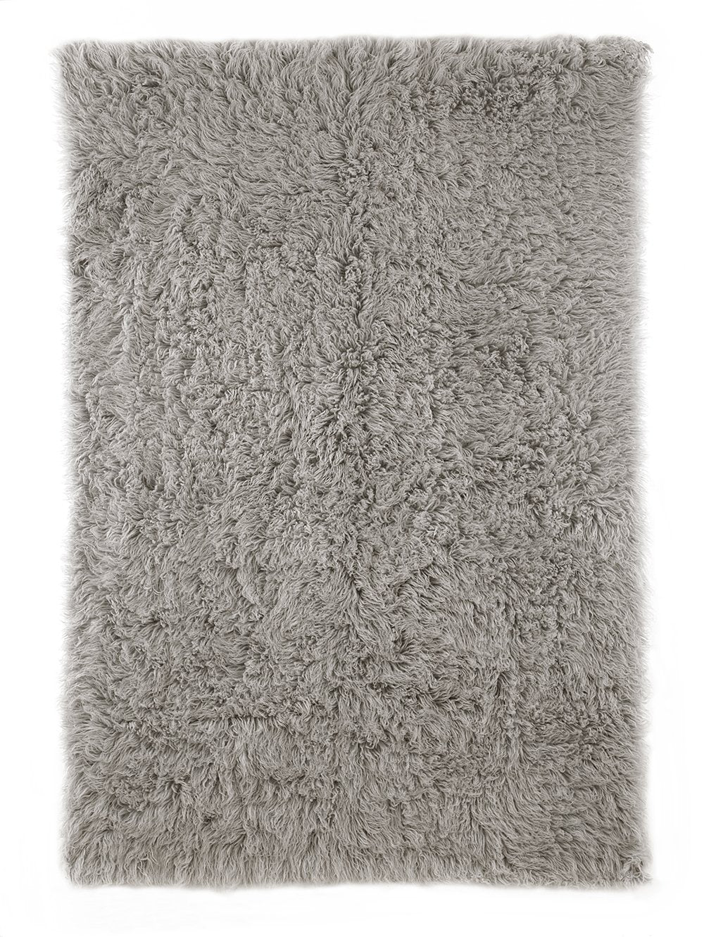 Nuloom Rugs - Hand Woven Genuine Greek Flokati - Natural Grey