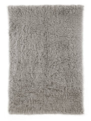 nuLOOM Rugs - Hand Woven Genuine Greek Flokati - Natural Grey